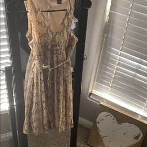 H&M dress size 6 snakeprint